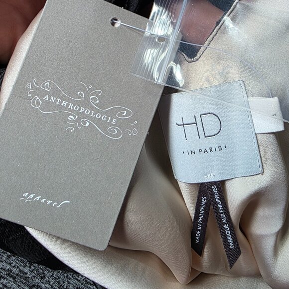 NWT ANTHROPOLOGIE ( S ) By HD in PARIS Beaded Neckline Flouncy Layered Tank - Picture 7 of 10